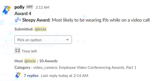 award game started